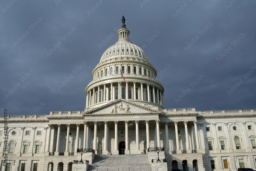 Naklejka premium Kapitol Stanów Zjednoczonych (DC 0031)
