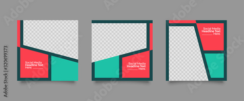 Set of Modern trendy covers idea. Editable simple info banner shop. Slides for app, web design digital style for social media pack. Square handpicked beauty posts, brochure layout design. pr promo