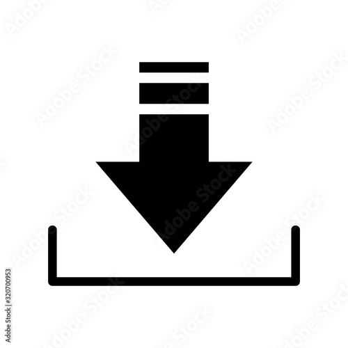 download - cloud download icon vector design template