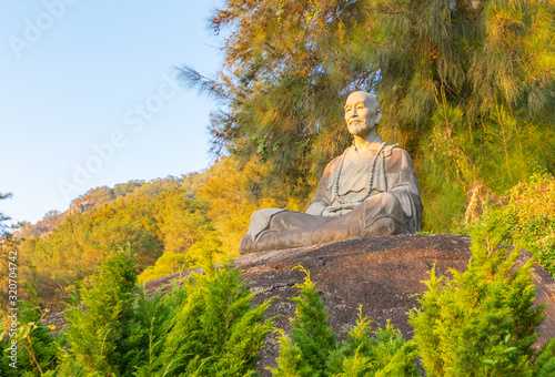 The relic landscape of master Hongyi in Qingyuan mountain, Quanzhou City, Fujian Province, China