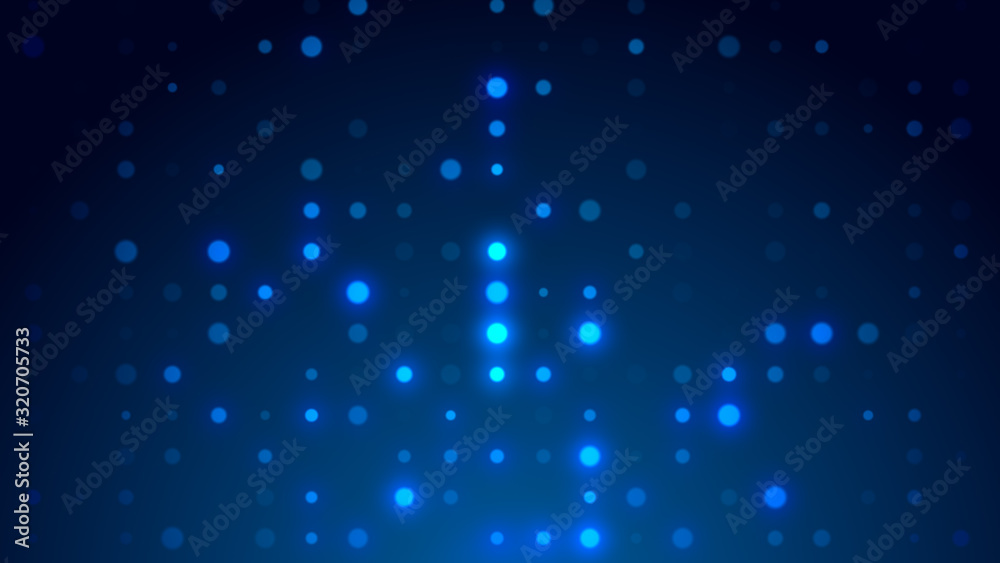 Dot white blue pattern screen led light gradient texture background. Abstract technology big data digital background. 3d rendering. Dot white blue pattern screen led light gradient texture background. Abstract technology big data digital background. 3d rendering.