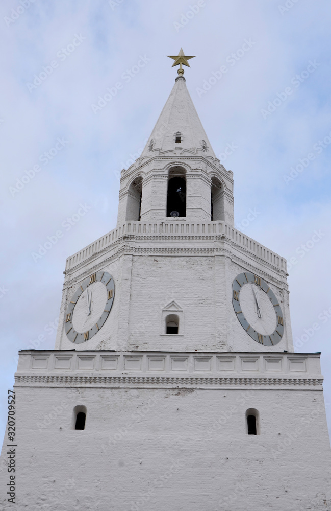 Fototapeta premium Kazan Kremlin, shot in November. Russia, Tatarstan.