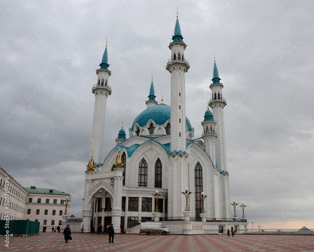 Kul Sharif Mosque in the Kazan Kremlin in Kazan.