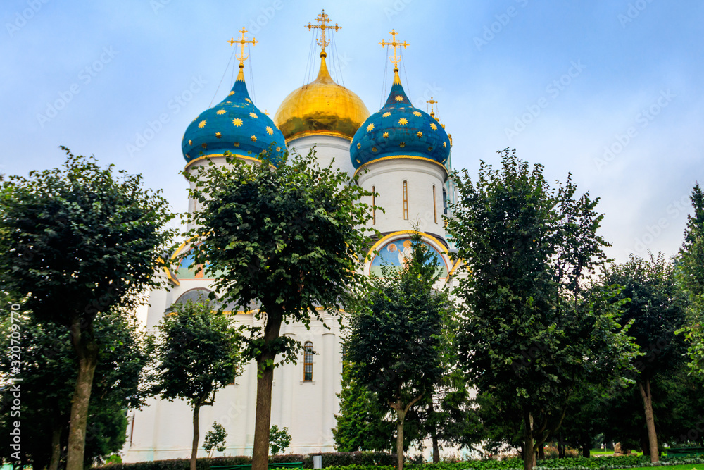Assumption Cathedral of Trinity Lavra of St. Sergius in Sergiev Posad, Russia