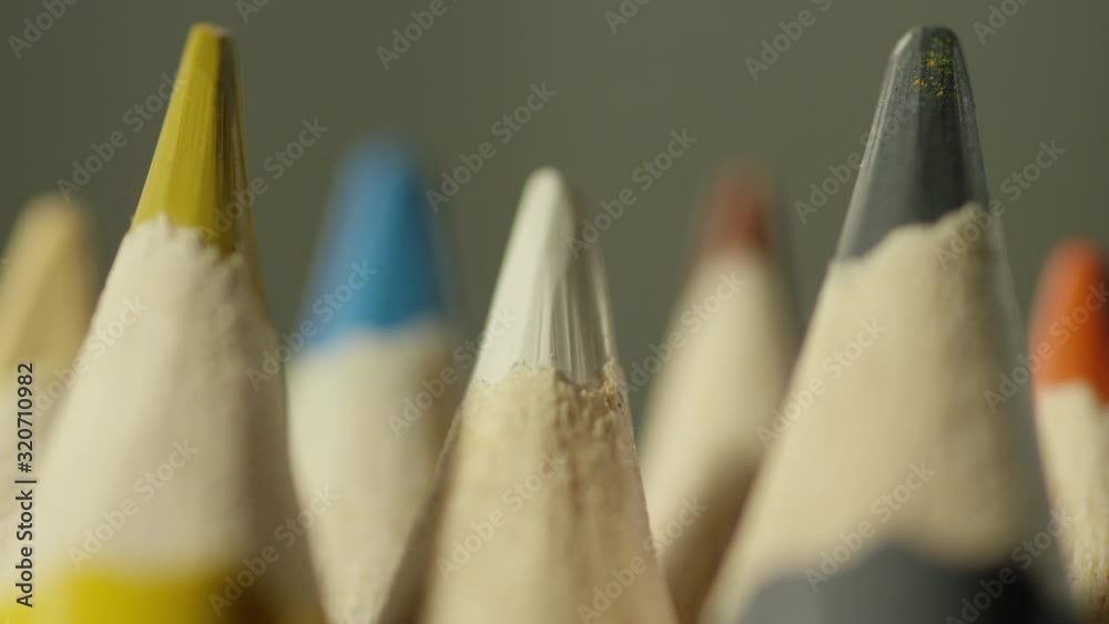 color pencils close up