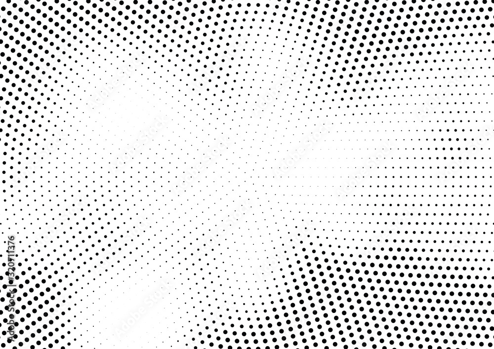 Abstract halftone dotted background. Futuristic grunge pattern, dot and circles.  Vector modern optical pop art texture for posters, sites, business cards, cover, postcards, labels, stickers layout.