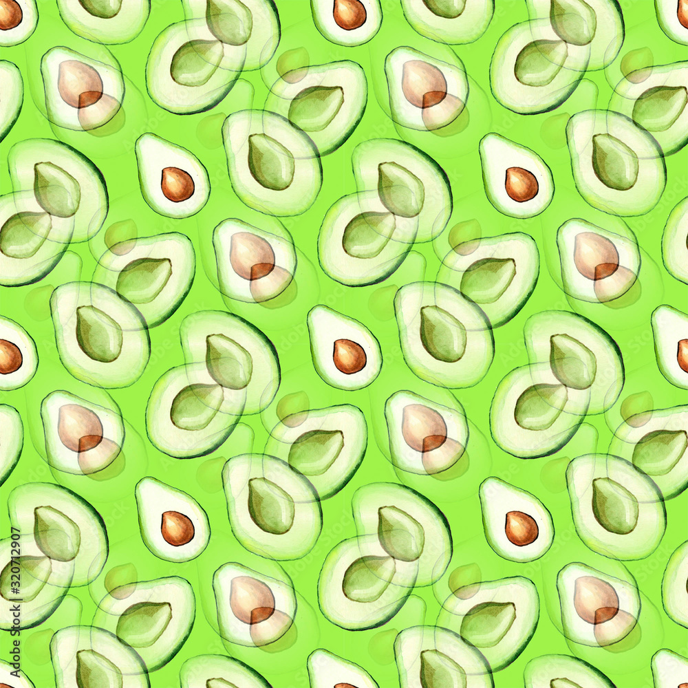 avocado seamless pattern light green background avocado seamless pattern light green background