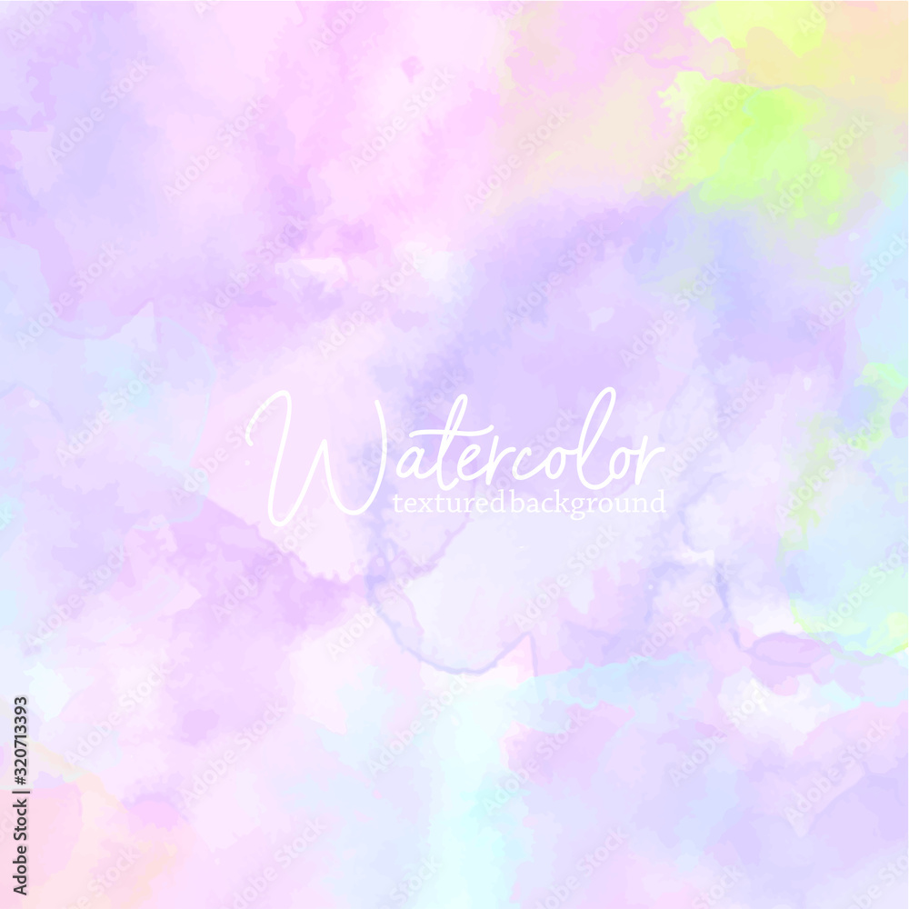 abstract colorful rainbow water color splash on white background. hand drawn paper texture vector wallpaper, card, background, print, grunge poster, art design, graphic. hand painted watercolor splash