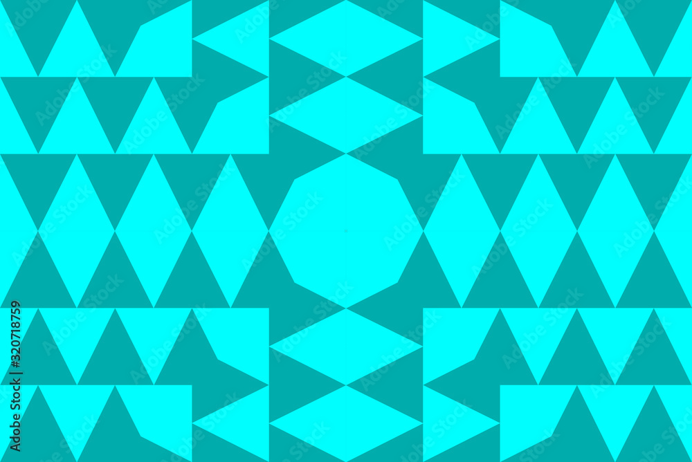 Fototapeta premium An abstract background with different triangles inside