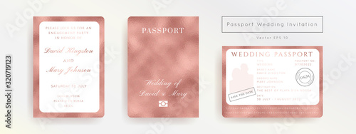 Destination Wedding Pass Vector
