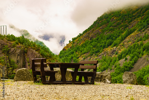 Picnic area on nature, Norway