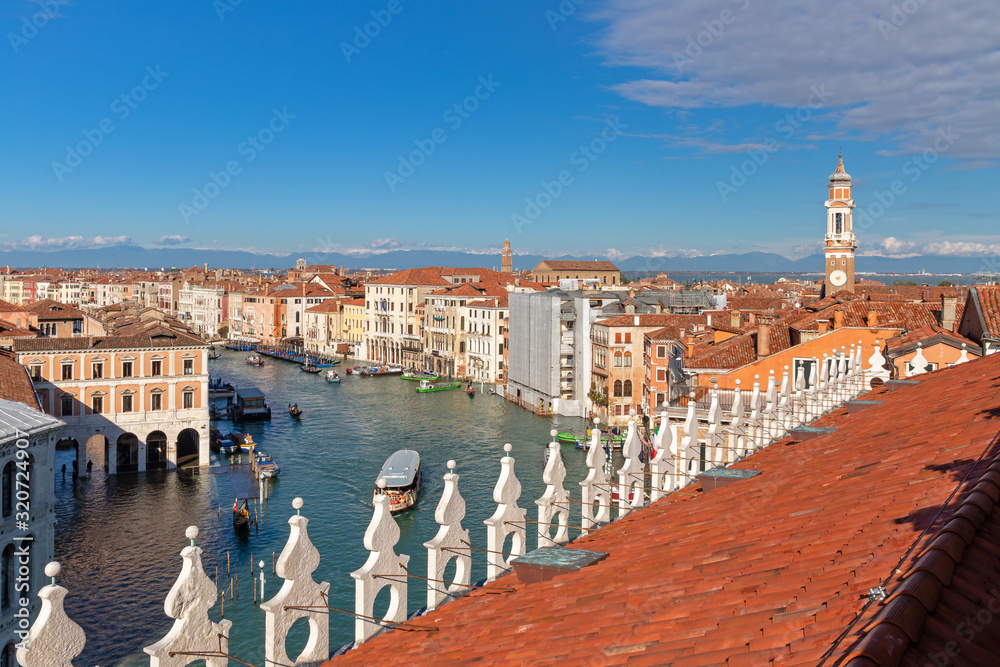 Blick über Venedig auf den Canale Grande