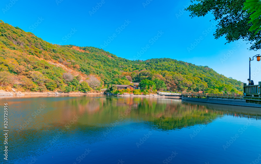 The scenery of Mount Qingyuan in Quanzhou City, Fujian Province, China