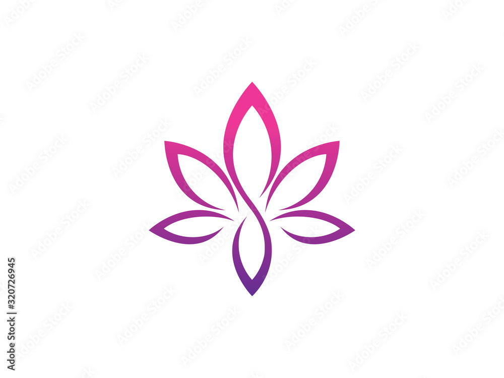 Lotus flower logo template design, emblem, symbol or icon Lotus flower logo template design, emblem, symbol or icon