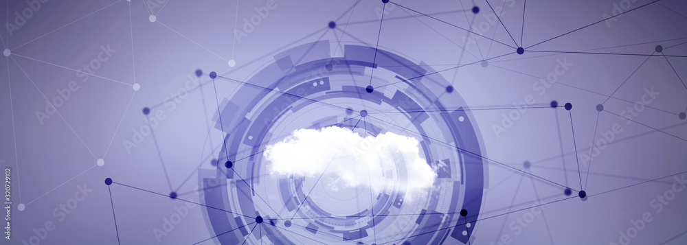 Obraz premium 2d illustration abstract cloud background