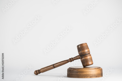 Law symbols on bright background. Place for text.