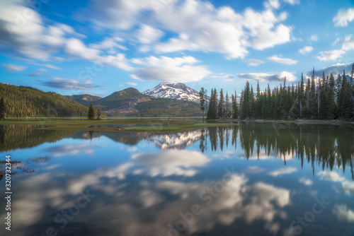 Long Exposure Reflection at Sparks Lake - Oregon © Riley Smith Photos