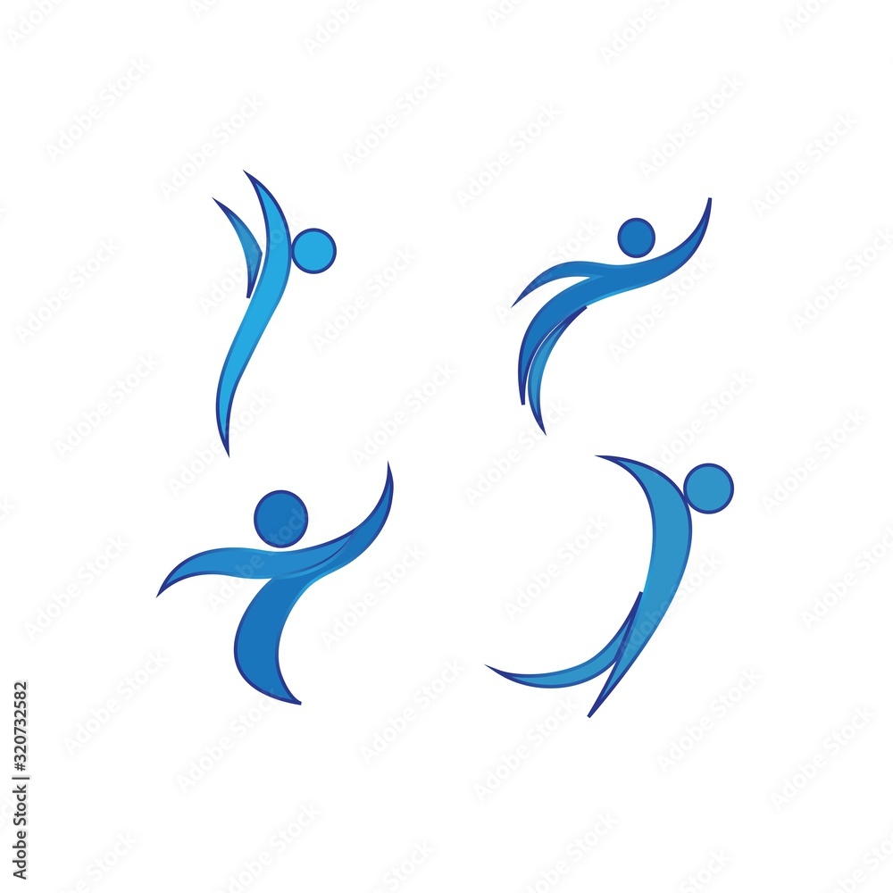 Fototapeta premium Healthy Life Logo