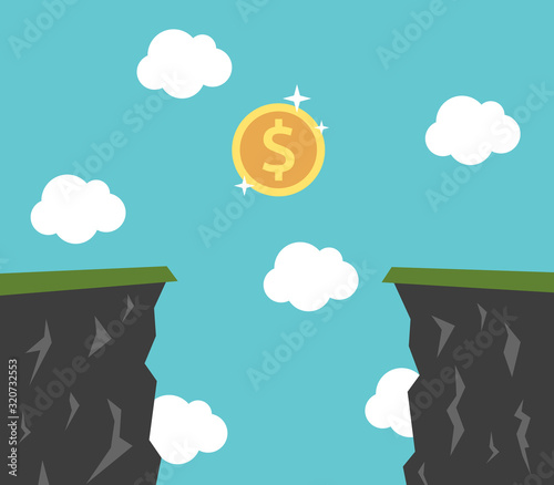 Coin above abyss, risk