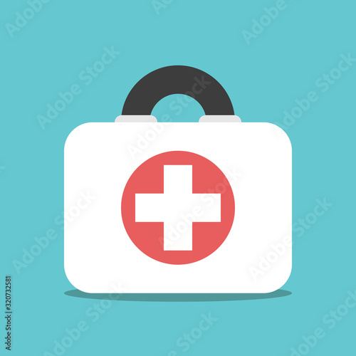 First aid kit, box