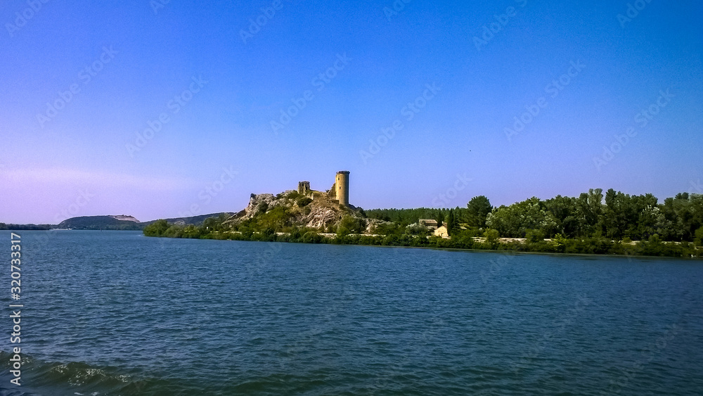 riverside ruined castle