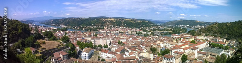 panorama of european rooftops