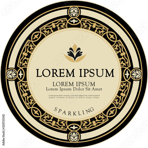 MODERN PACKAGING LABEL WHITE WINE PROSECCO AMARONE ITALIAN STYLE MADE IN ITALY