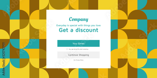 Modern Coupon Template For Web