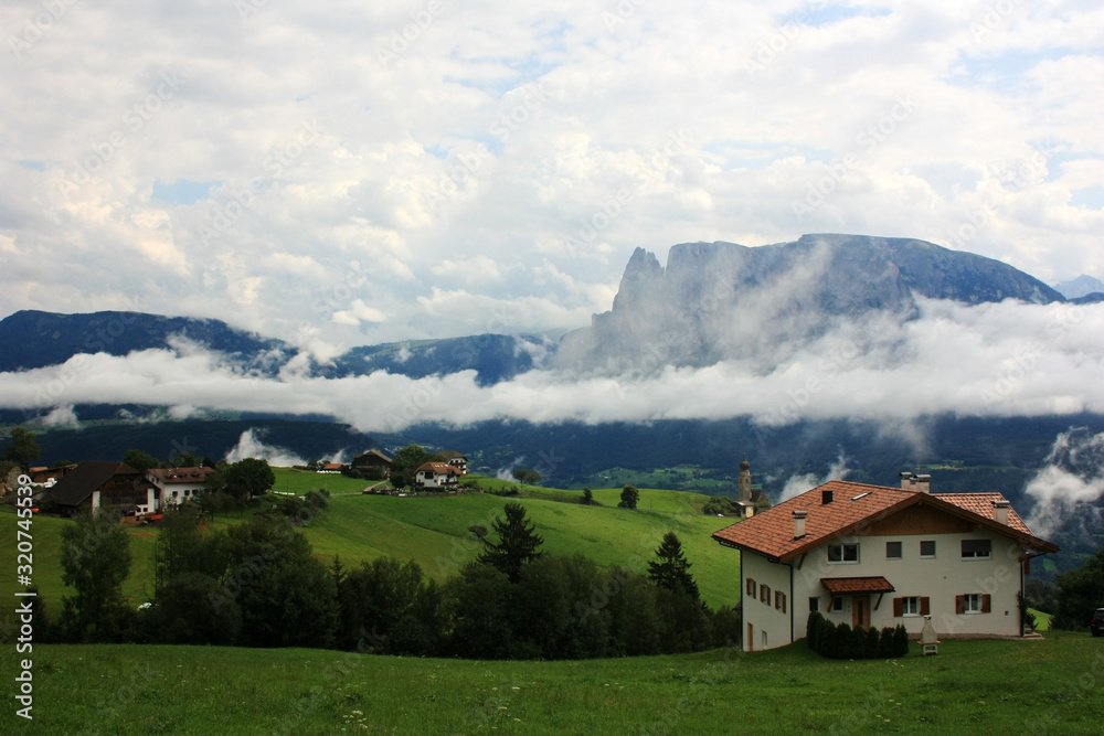 Village in the foothills of the Dolomites