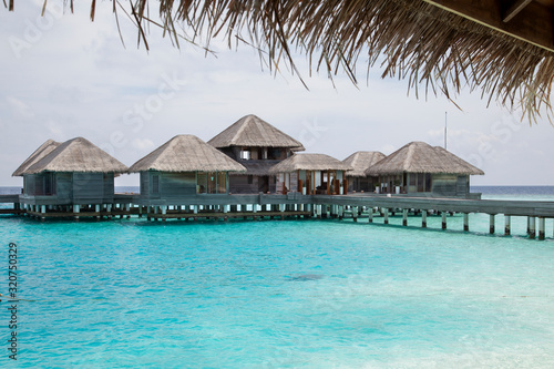 Fototapeta Naklejka Na Ścianę i Meble -  holiday home complex in the Maldives