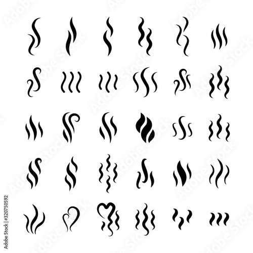 Sef of steam vector icons