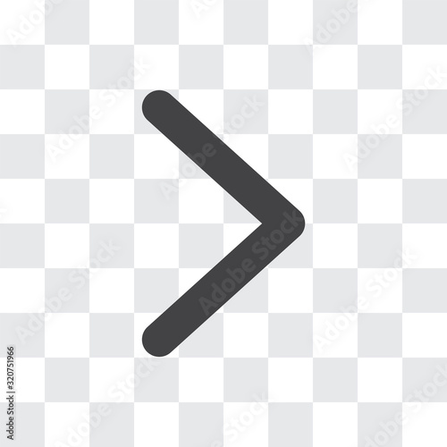 Wallpaper Mural Right arrow vector icon, simple sign for web site and mobile app. Torontodigital.ca