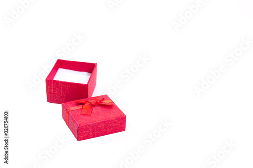 red box and white background.