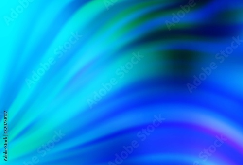 Light BLUE vector abstract blurred background. A completely new colored illustration in blur style. Completely new design for your business.