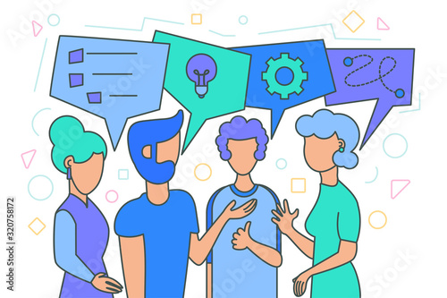 Team brainstorm, idea generation