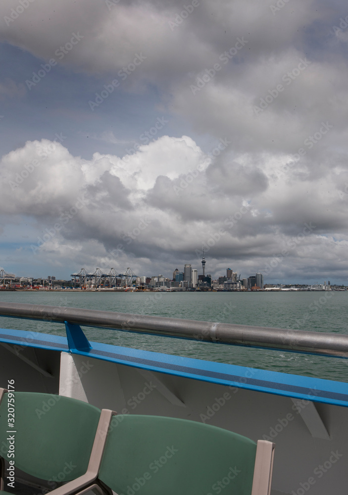 Auckland city New Zealand. Skyline