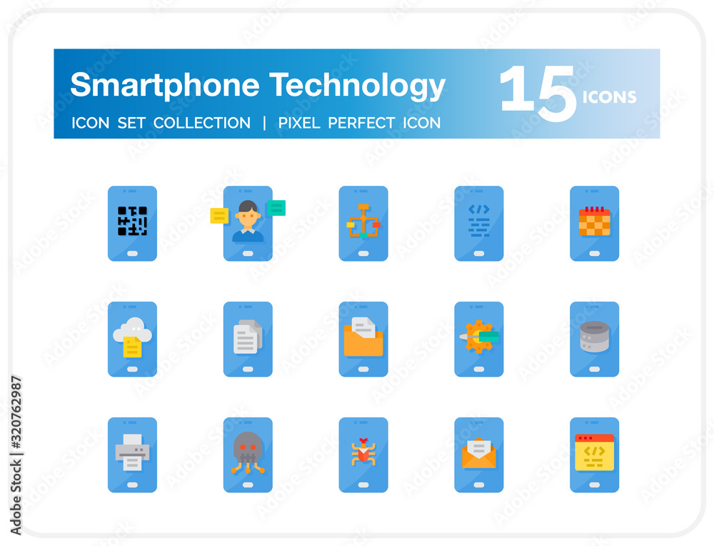 Smartphone Technology Icons Set. UI Pixel Perfect Well-crafted Vector Thin Line Icons. The illustrations are a vector. Smartphone Technology Icons Set. UI Pixel Perfect Well-crafted Vector Thin Line Icons. The illustrations are a vector.