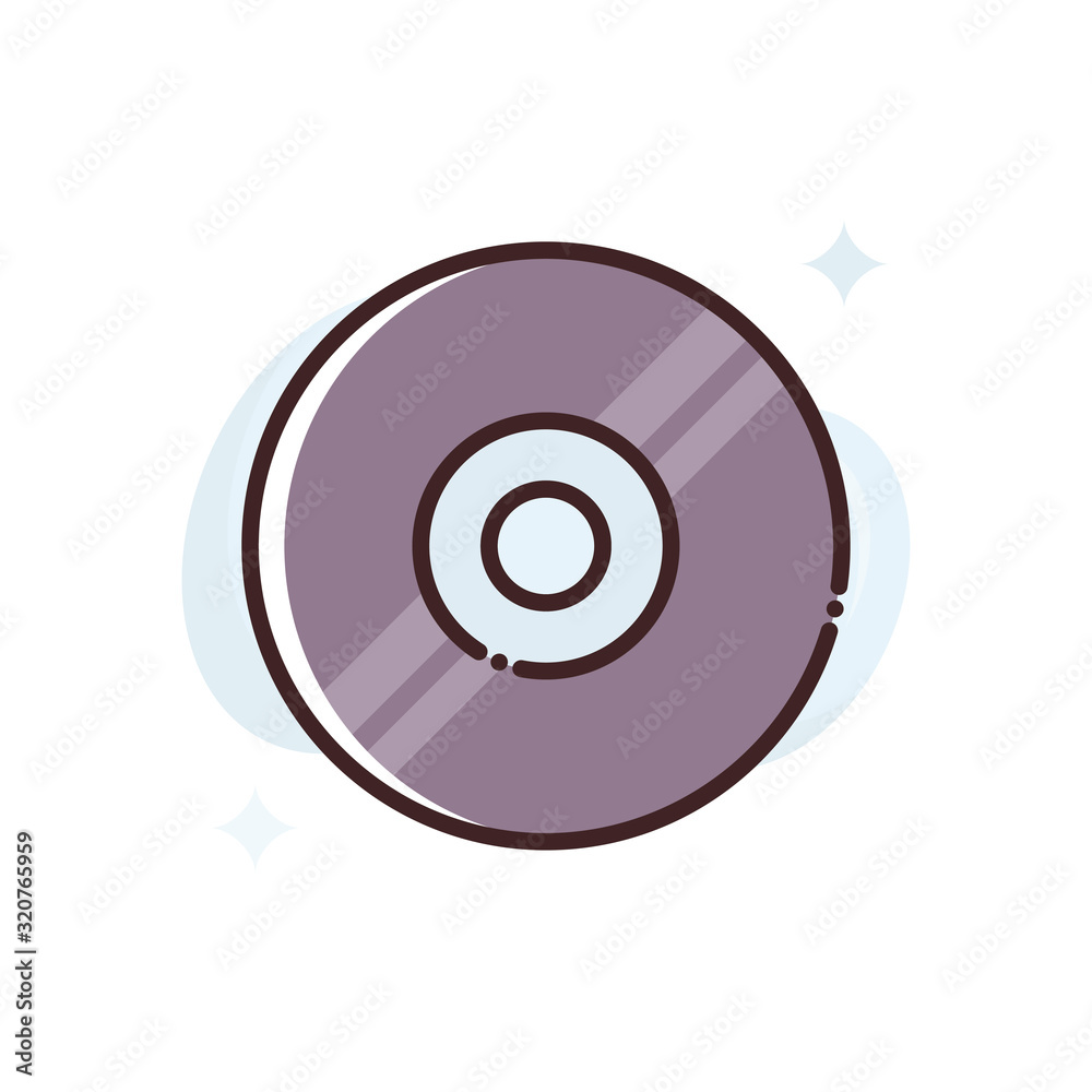 CD Vector Icon Style Illustration. Advertising and Media symbol EPS 10 CD Vector Icon Style Illustration. Advertising and Media symbol EPS 10