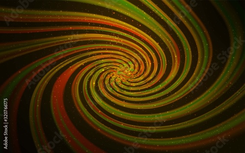 Dark Orange vector layout with cosmic stars. Modern abstract illustration with Big Dipper stars. Pattern for astronomy websites.