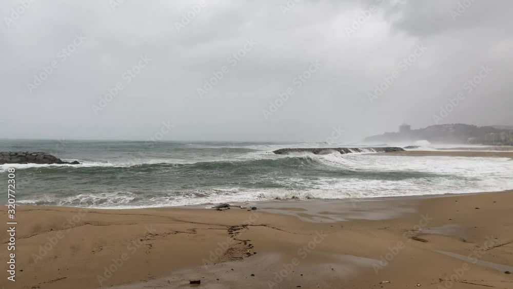 bonito viceo panorámico de la playa en 4k bonito viceo panorámico de la playa en 4k