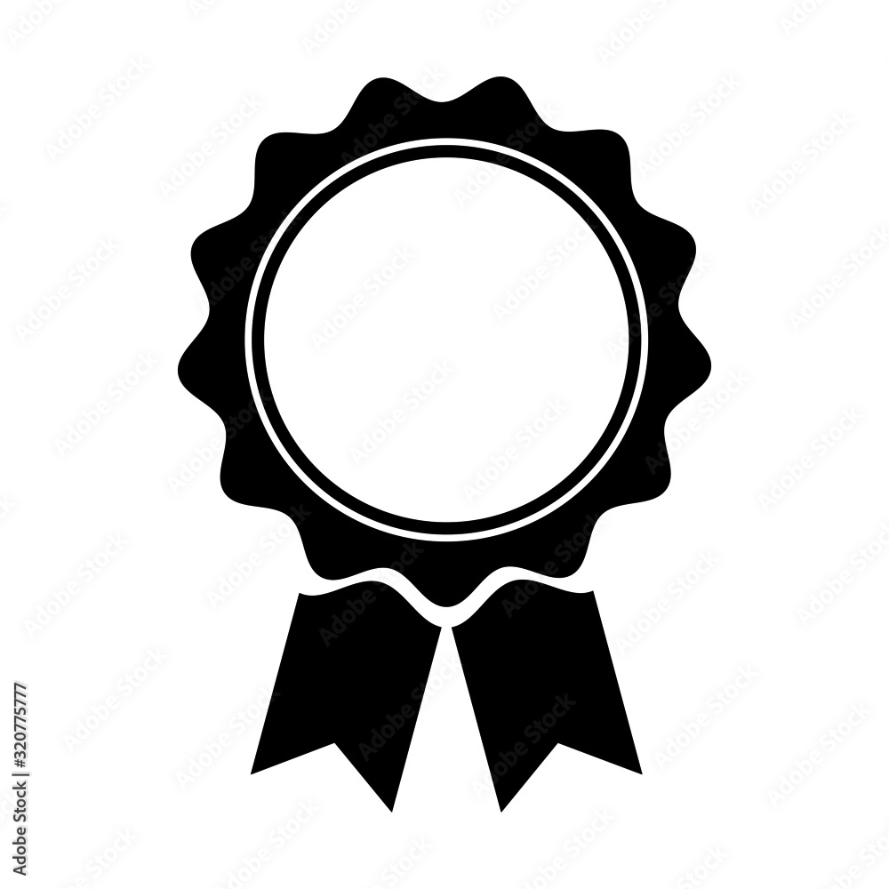 award icon. medal isolated on white background.