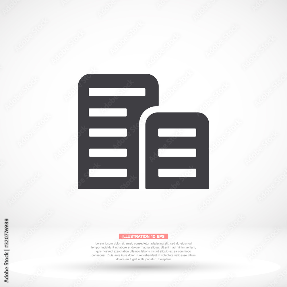 List vector icon , lorem ipsum Flat design List vector icon , lorem ipsum Flat design