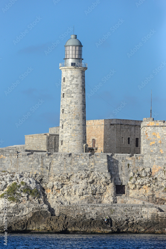 View of Morro Castle in Havana, Cuba