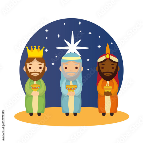 wize men kings manger characters