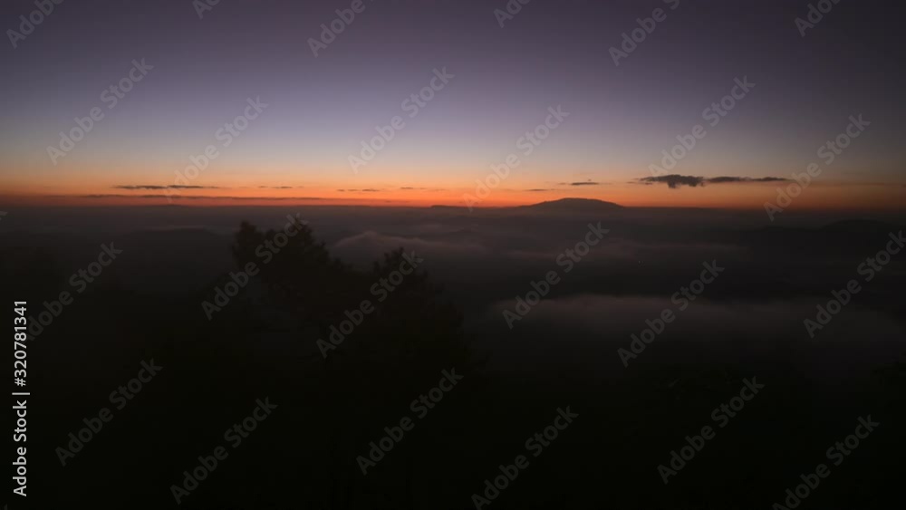 Timelapse View Point at Phu Chi Pao, Mae Hong Son Province, Thailand Timelapse View Point at Phu Chi Pao, Mae Hong Son Province, Thailand