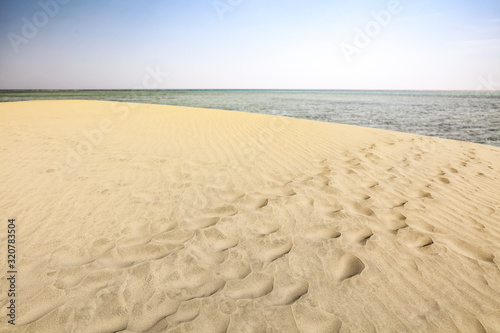 Summer beach of free space for your decoration and sunny day. 