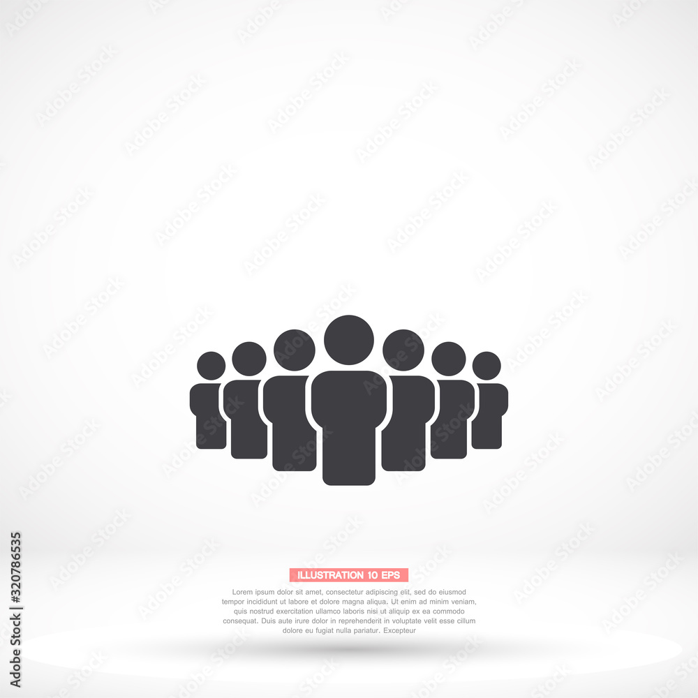 Vector people icon design 10 eps illustration Vector people icon design 10 eps illustration