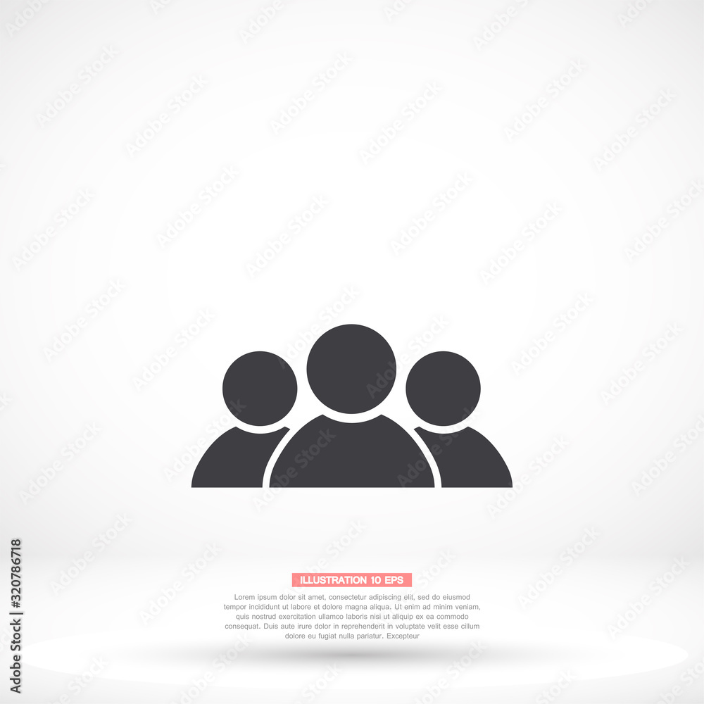 Vector people icon design 10 eps illustration Vector people icon design 10 eps illustration