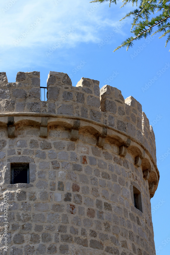 top of the famous tower of Cres, Croatia