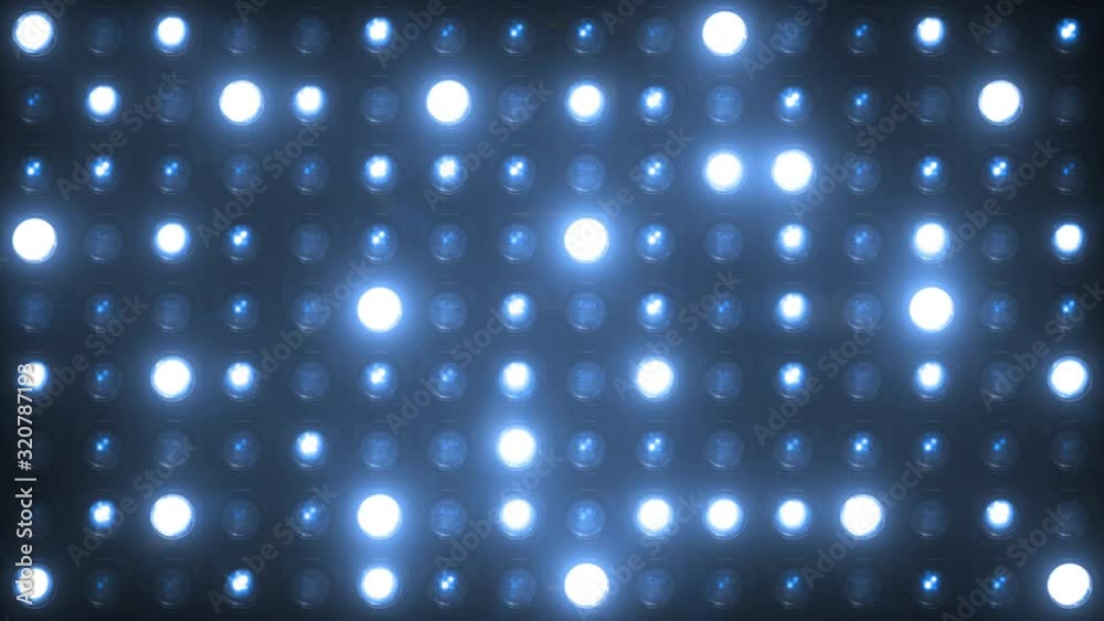Blue Lights Flashing Wall Blinking Lights  Board VJ Stage 4K Floodlight Disco Lights Flashlights 